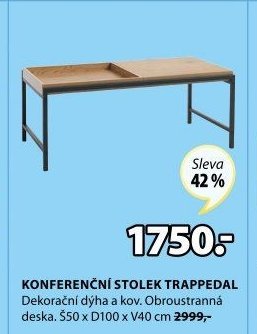 KONFERENČNÍ STOLEK TRAPPEDAL