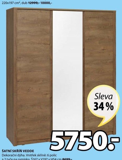 ŠATNÍ SKŘÍŇ VEDDE