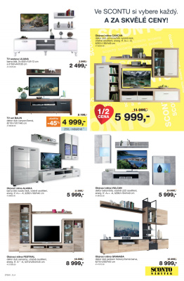 akční leták Sconto nábytek 1.3.2021-25.3.2021