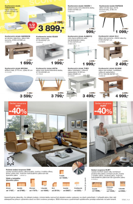 akční leták Sconto nábytek 1.3.2021-25.3.2021