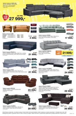 akční leták Sconto nábytek 1.3.2021-25.3.2021