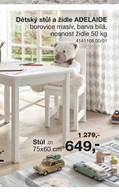 Dětský stůl a židle ADELAIDE