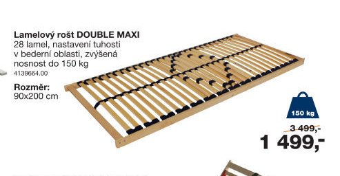 Lamelový rošt DOUBLE MAXI