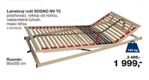 Lamelový rošt SOGNO NV T5