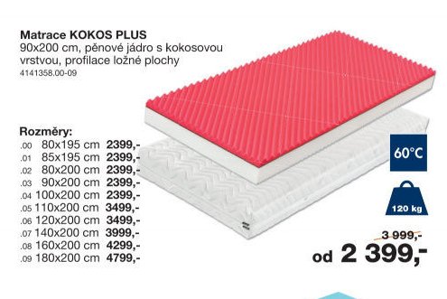 Matrace KOKOS PLUS