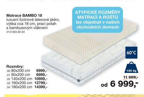 Matrace BAMBO 18