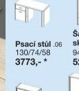Psací stůl 130/74/58