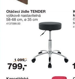 Otáčecí židle TENDER