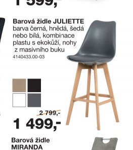 Barová židle JULIETTE