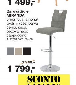Barová židle MIRANDA