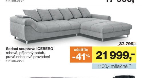 Sedací souprava ICEBERG