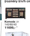 Komoda .01 140/80/40