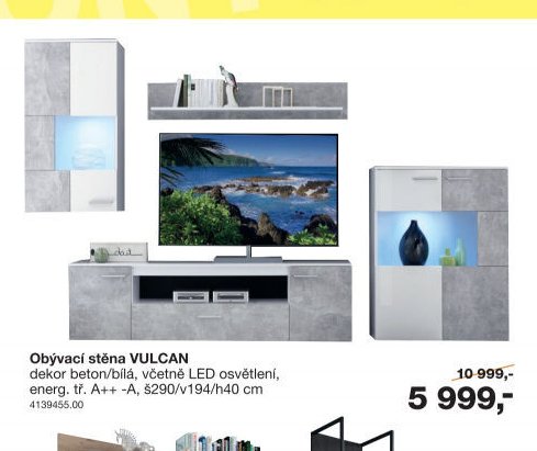 Obývací stěna VULCAN