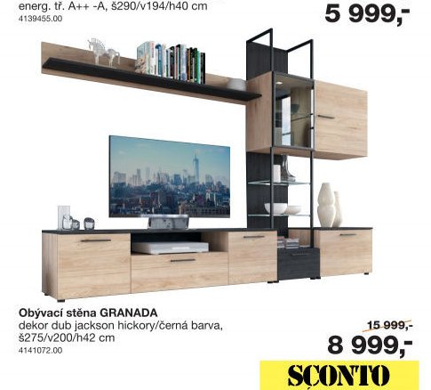 Obývací stěna GRANADA