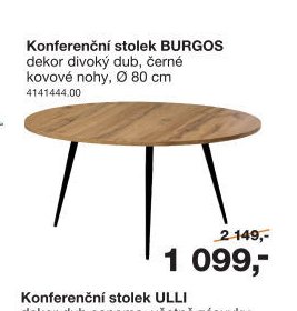 Konferenční stolek BURGOS