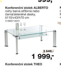 Konferenční stolek ALBERTO