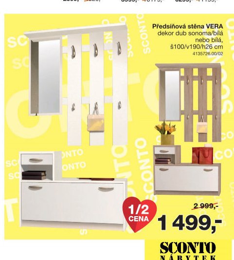 Předsíňová stěna VERA