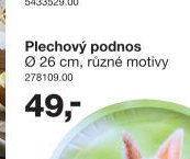 Plechový podnos