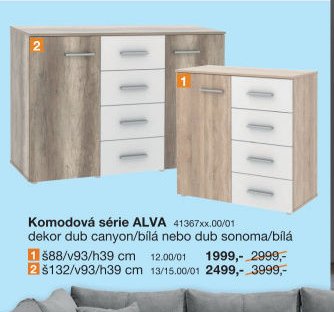 Komodová série ALVA