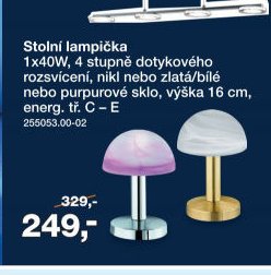 Stolní lampička