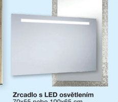 Zrcadlo s LED osvětlením