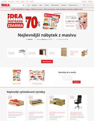 akční leták IDEA nábytek 2.3.2021-8.3.2021