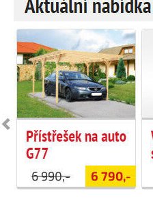Přístřešek na auto G77