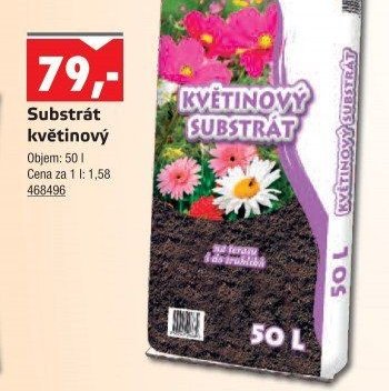Substrát květinový
