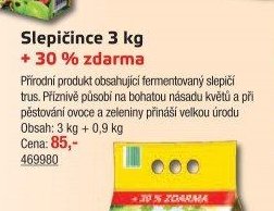 Slepičince 3 kg + 30 % zdarma