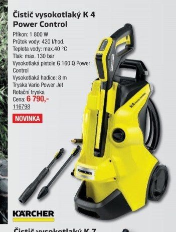 Čistič vysokotlaký K 4 Power Control