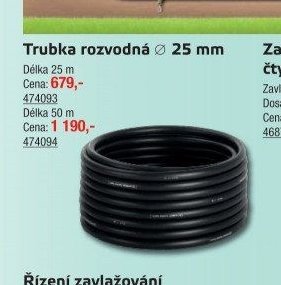 Trubka rozvodná 25 mm