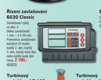 Řízení zavlažování 6030 Classic