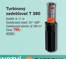 Turbínový zadešťovač T 380