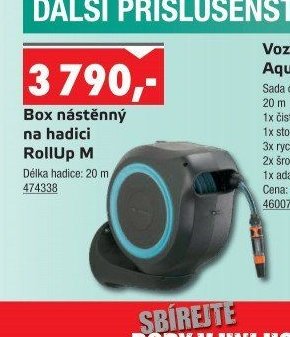 Box nástěnný na hadici RollUp M