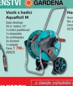 Vozík s hadicí AquaRoll M