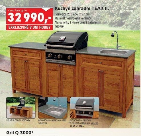 Kuchyň zahradní TEAK II