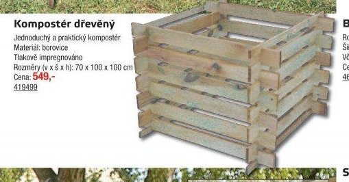 Kompostér dřevěný