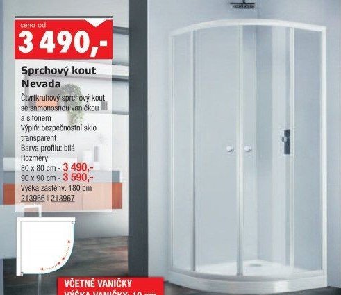 Sprchový kout Nevada