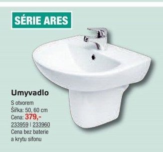 Umyvadlo série Ares