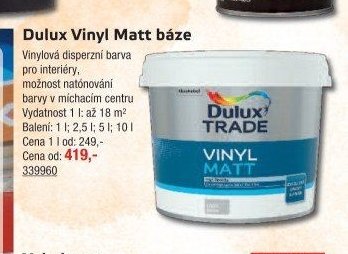 Dulux Vinyl Matt báze