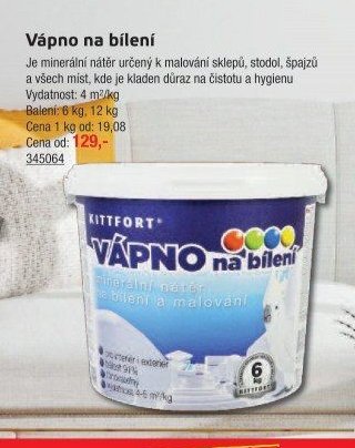 Vápno na bílení