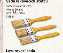Sada lakovacích štětců