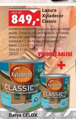 Lazura Xyladecor Classic