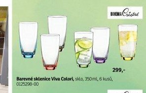 Barevné sklenice Viva Colori