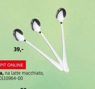 Lžička, na latte macchiato, ocel