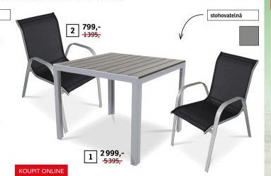 Zahradní stůl a zahradní židle