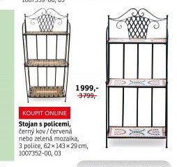 Stojan s policemi