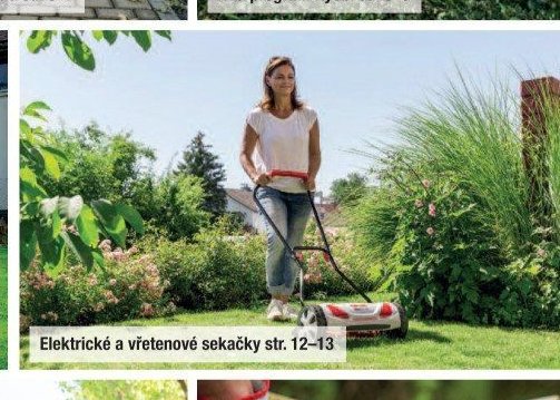 Elektrické a vřetenové sekačky str. 12-13