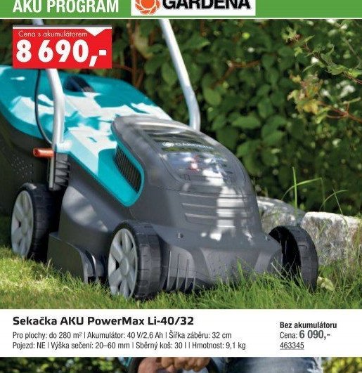 Sekačka AKU PowerMax Li-40/32 bez akumulátoru