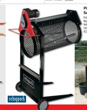 Přesívač sypkých materiálů Scheppach RS400